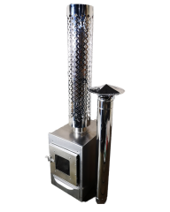 Išorinė malkinė krosnelė AISI-316