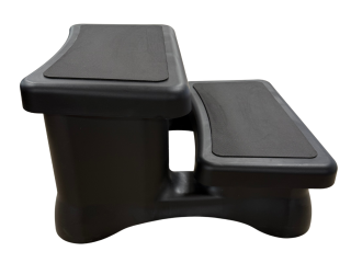 Plastikiniai laipteliai, juodi, trumpieji