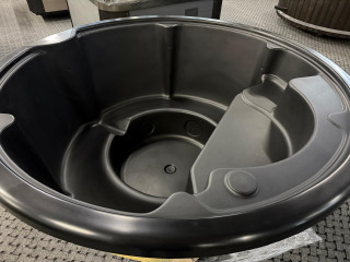 Brokuotas įdėklas 205 cm juodas matinis